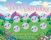 Cover image for Ten Little Unicorns