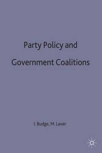 Party Policy and Government Coalitions