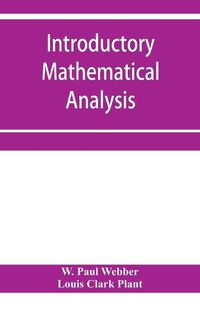 Cover image for Introductory mathematical analysis