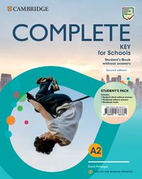 Cover image for Complete Key for Schools for Spanish Speakers Student's Pack (Student's Book without answers and Workbook without answers)