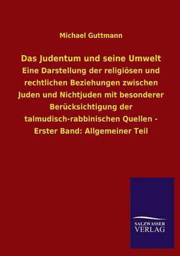 Cover image for Das Judentum Und Seine Umwelt