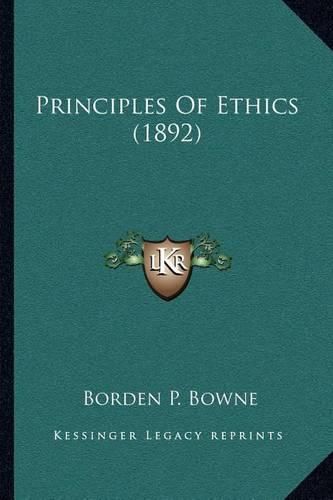 Cover image for Principles of Ethics (1892)