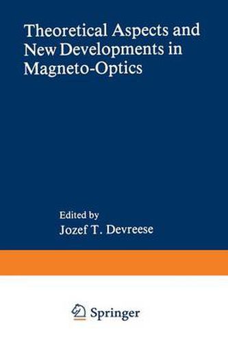 Cover image for Theoretical Aspects and New Developments in Magneto-Optics