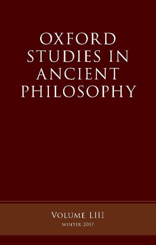 Cover image for Oxford Studies in Ancient Philosophy, Volume 53