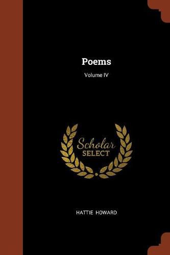 Cover image for Poems; Volume IV