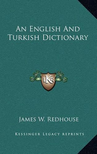 An English and Turkish Dictionary