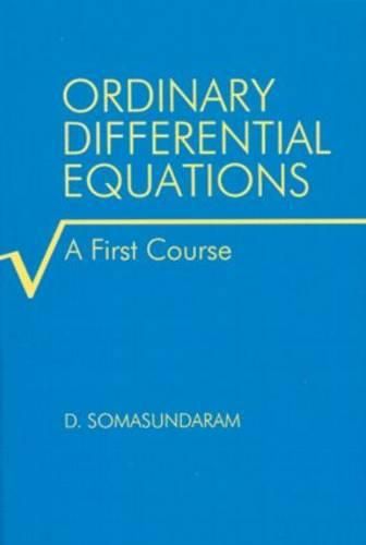 Cover image for Ordinary Differential Equations: A First Course