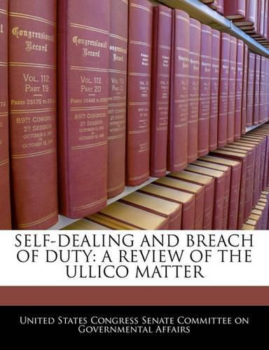 Cover image for Self-Dealing and Breach of Duty