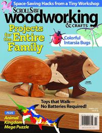 Cover image for Scroll Saw Woodworking & Crafts Issue 82 Spring 2021: Projects for the Entire Family