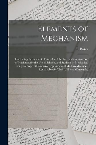 Cover image for Elements of Mechanism