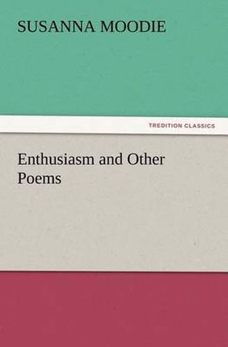 Cover image for Enthusiasm and Other Poems