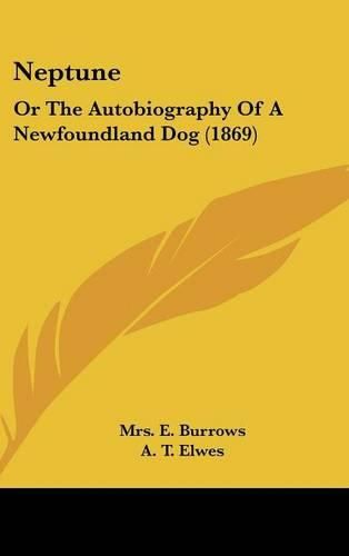 Cover image for Neptune: Or The Autobiography Of A Newfoundland Dog (1869)