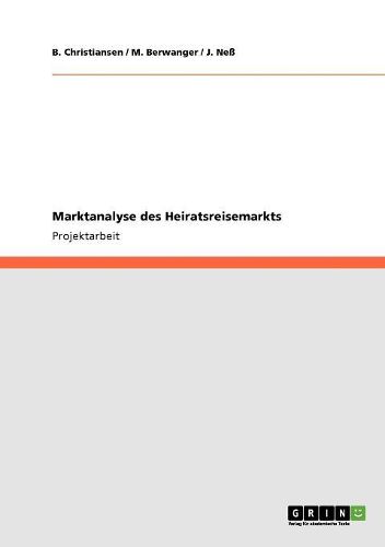 Cover image for Marktanalyse Des Heiratsreisemarkts