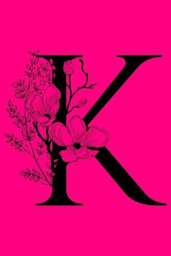 Cover image for K: Monogram Initial Letter Notebook