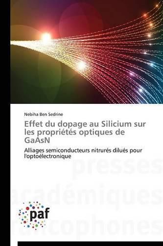 Cover image for Effet Du Dopage Au Silicium Sur Les Proprietes Optiques de Gaasn