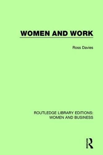 Cover image for Women and Work