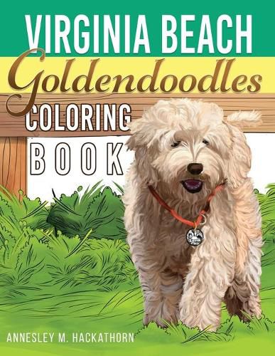 Cover image for Virginia Beach Goldendoodles Coloring Book