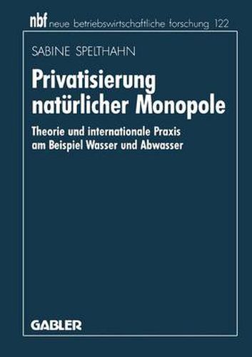 Cover image for Privatisierung Naturlicher Monopole