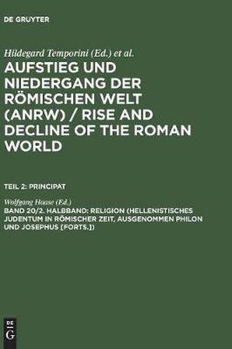 Cover image for Religion (Hellenistisches Judentum in Roemischer Zeit, Ausgenommen Philon Und Josephus [Forts.])