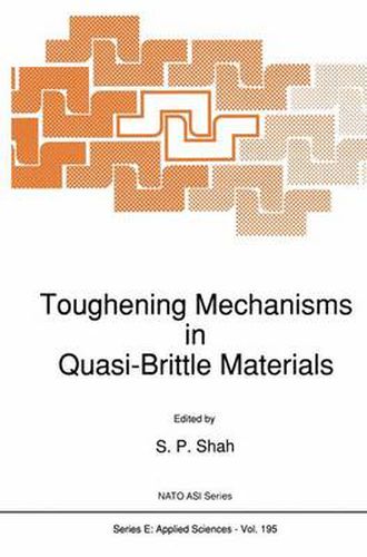 Cover image for Toughening Mechanisms in Quasi-brittle Materials: Workshop Proceedings