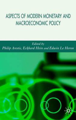 Cover image for Aspects of Modern Monetary and Macroeconomic Policies