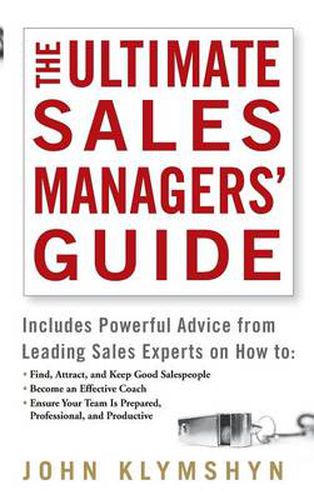 Cover image for The Ultimate Sales Managers' Guide