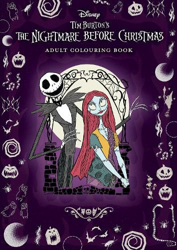 Cover image for The Nightmare Before Christmas: Adult Colouring Book (Disney)