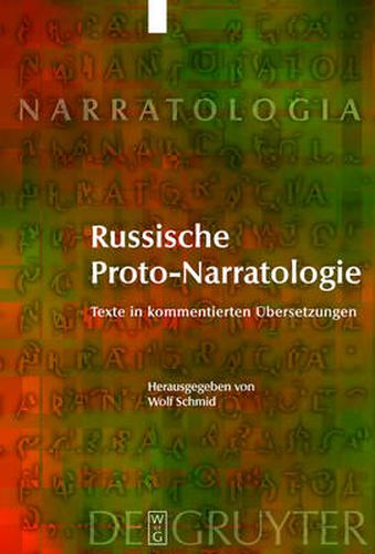 Cover image for Russische Proto-Narratologie: Texte in kommentierten UEbersetzungen