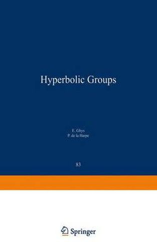 Cover image for Sur les Groupes Hyperboliques d'apres Mikhael Gromov