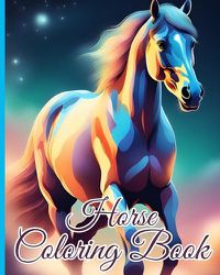 Cover image for Horse Coloring Book