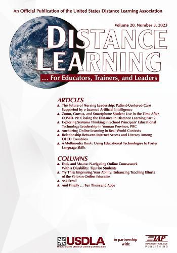 Cover image for Distance Learning Vol 20 Issue 3