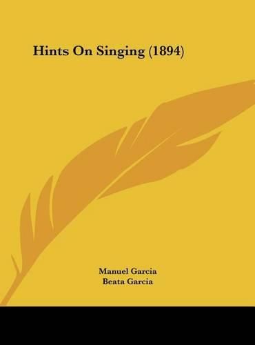 Hints on Singing (1894)