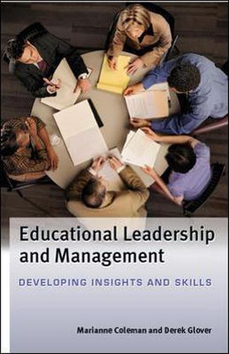 Cover image for Educational Leadership and Management: Developing Insights and Skills