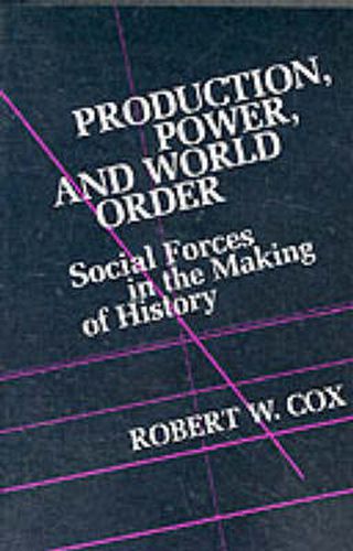 Cover image for Production Power and World Order: Social Forces in the Making of History