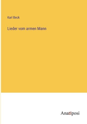 Cover image for Lieder vom armen Mann