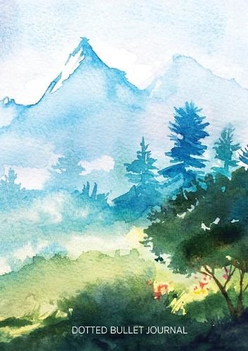 Cover image for Watercolor Hillside - Dotted Bullet Journal: Medium A5 - 5.83X8.27