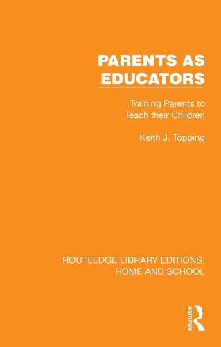 Cover image for Parents as Educators