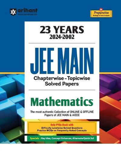 Cover image for Jee Main 23 Years Solved Mathematics