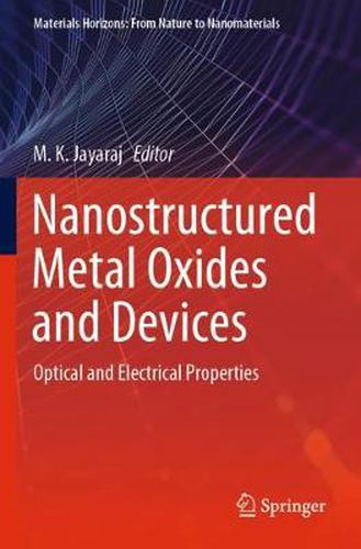 Cover image for Nanostructured Metal Oxides and Devices: Optical and Electrical Properties