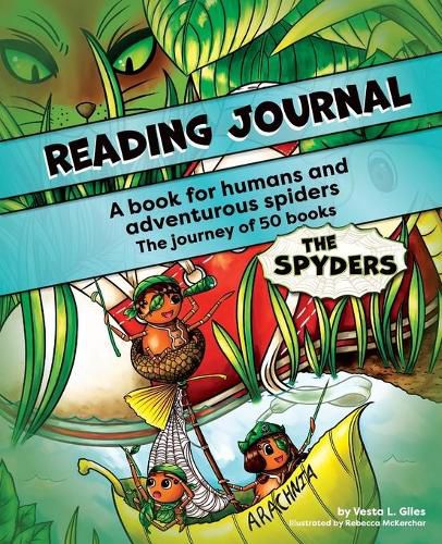 Cover image for Reading Journal: A book for humans and adventurous spiders