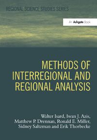 Cover image for Methods of Interregional and Regional Analysis