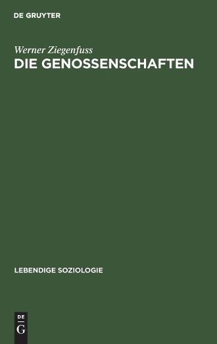 Cover image for Die Genossenschaften
