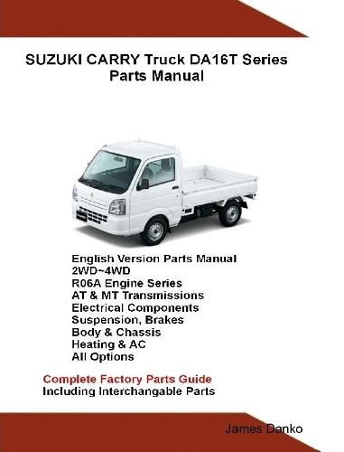 Cover image for Suzuki Carry Truck DA16T Series Parts Manual