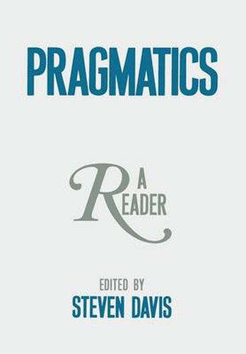 Cover image for Pragmatics: A Reader