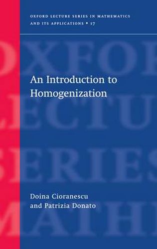 Cover image for An Introduction to Homogenization