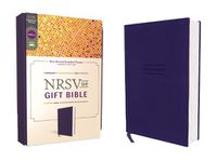 Cover image for NRSVue, Gift Bible, Leathersoft, Blue, Comfort Print