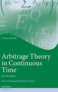 Cover image for Arbitrage Theory in Continuous Time