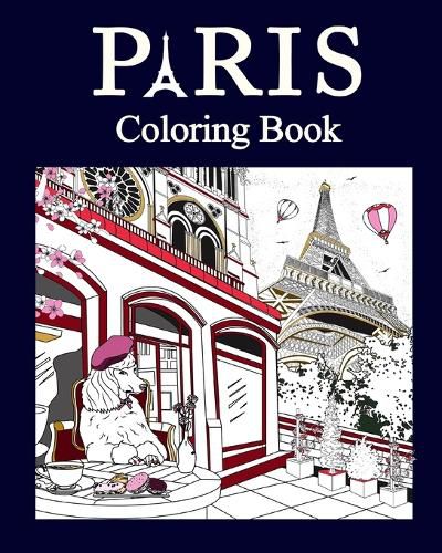 Cover image for Paris Coloring Book