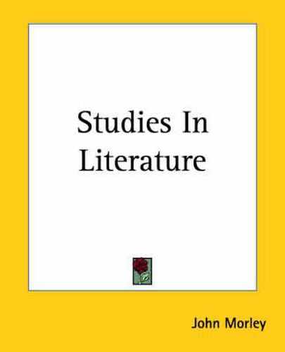 Cover image for Studies In Literature