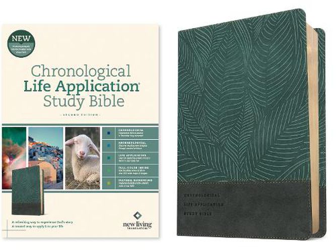 Cover image for NLT Chronological Life Application Study Bible, Slate Blue